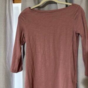 Boatneck 3/4 sleeve top